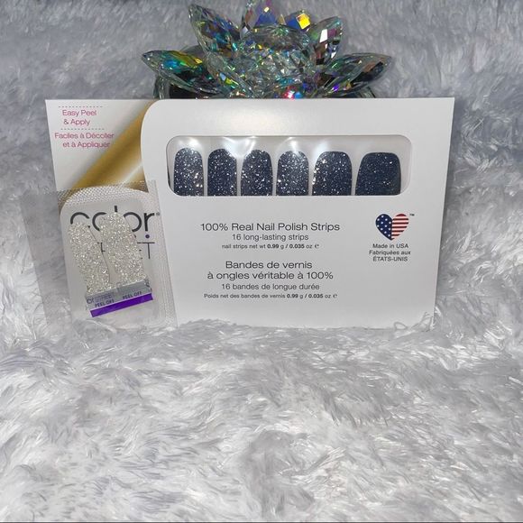 Color Street - Moon River, moody glittery gray, nail sets. - Picture 8 of 8